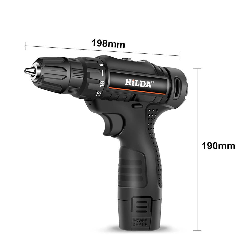 

Electric Drill Handheld Lithium Battery Rechargeable Screwdriver Drilling Tools Easily Carrying Lightweight Gadgets
