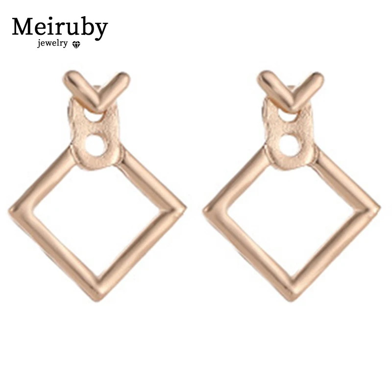 Meiruby новые уникальные полые серьги 2019 квадратные треугольные геометрические для