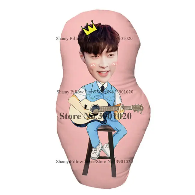 LAY Bangtan мальчики Kpop GOT7 подушку на заказ Jungkook Джексон мягкая подушка внутри - Цвет: LAY