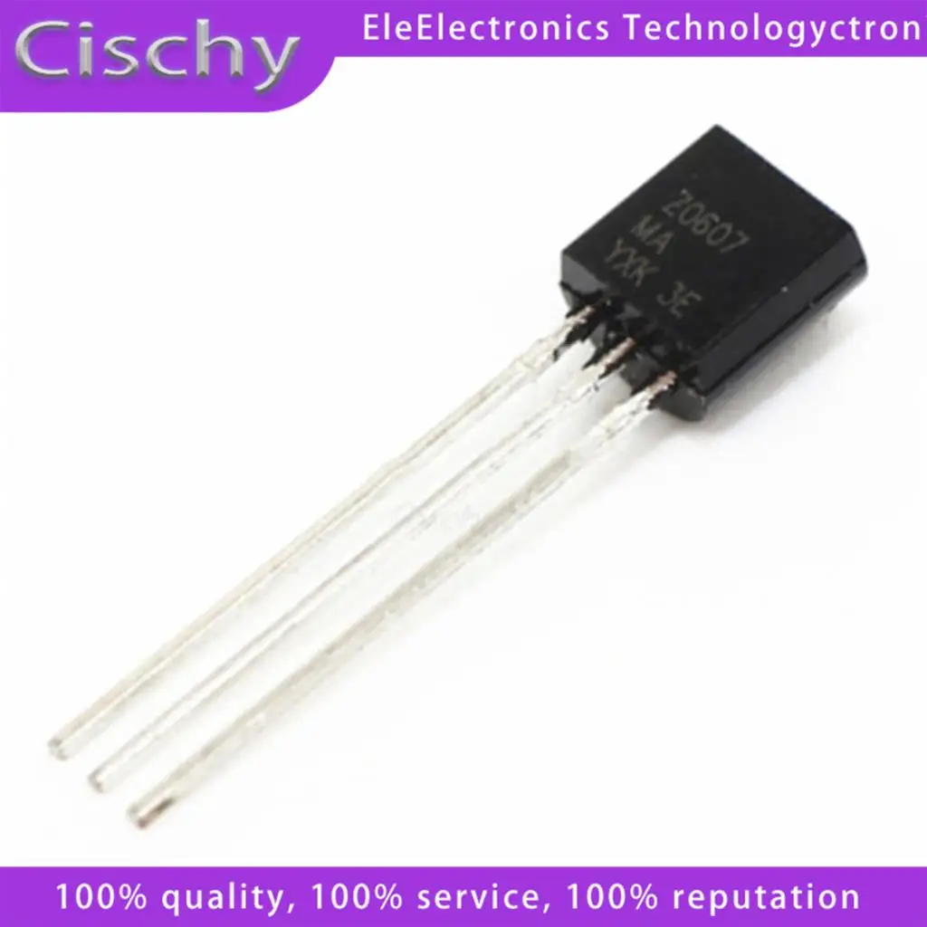 

20 шт Z0607MA Z0607 TO-92 симисторов 0,8 Ампер 600 вольт