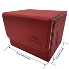 100 + боковое открытие MagicPokemonYuGiOh Чехол для колоды TCG коробка для карт: красный