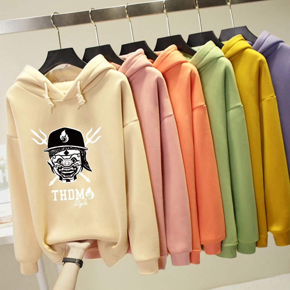 Кроп худи с надписью черепом роботом графикой свитшоты в стиле Kpop зимняя уличная