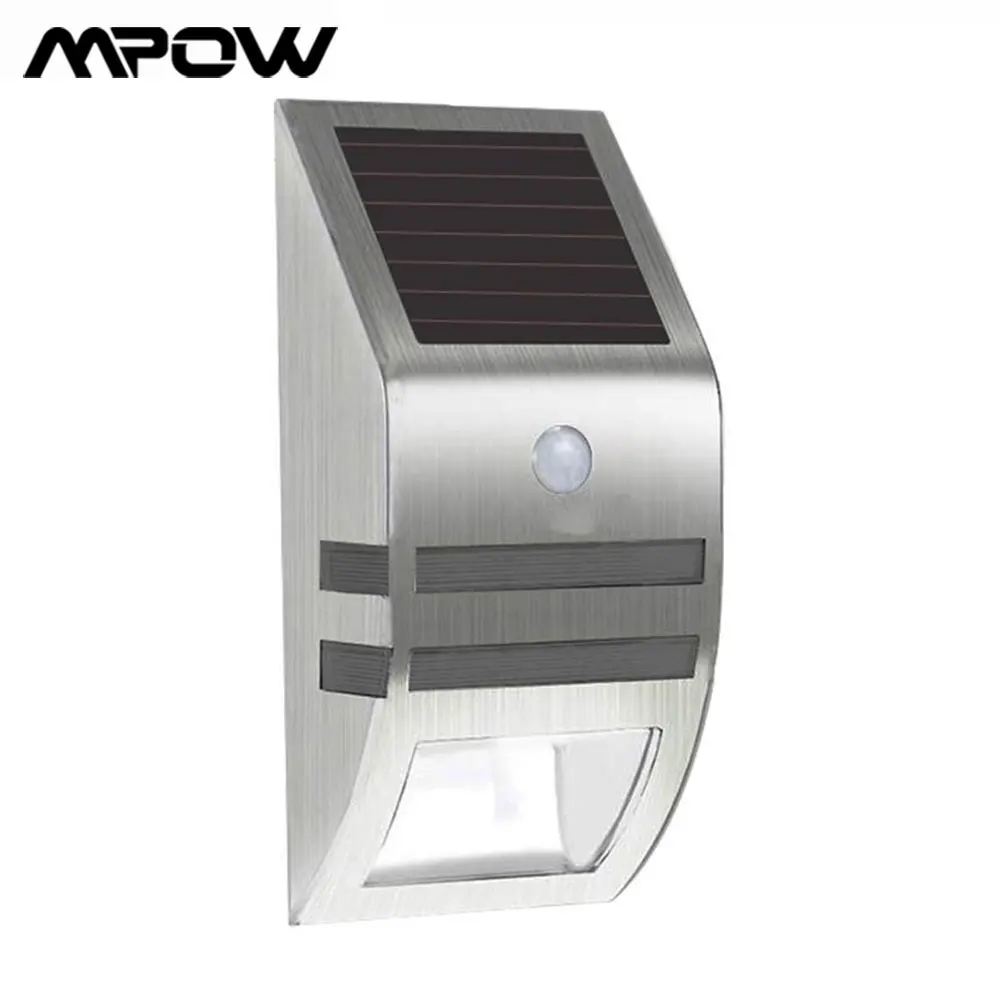 Солнечный светильник из нержавеющей стали IP65 водонепроницаемый ing индукция