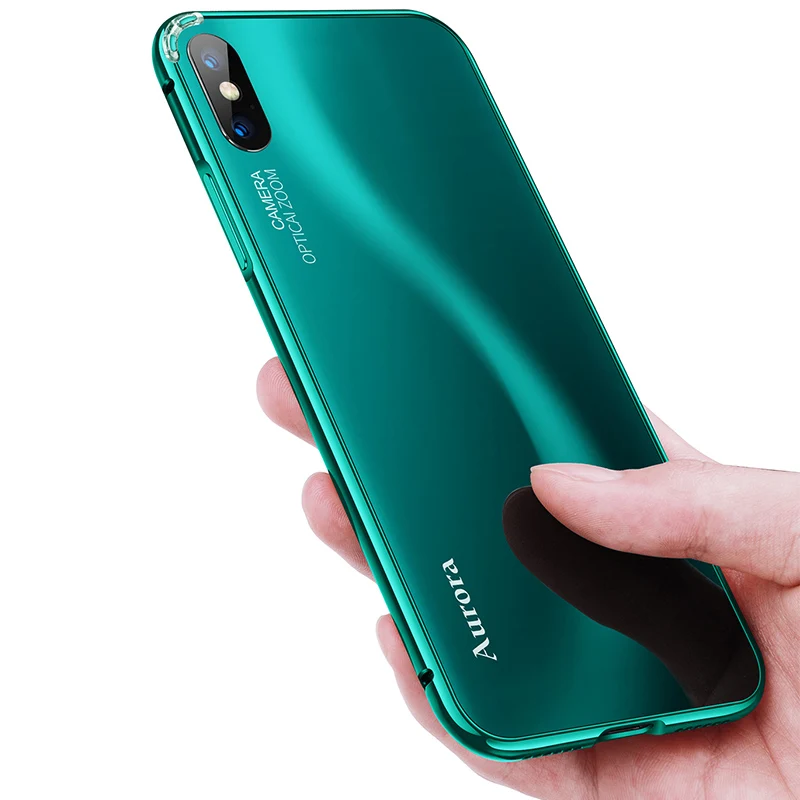 Чехол LUPHIE для iPhone Xs Max XR X 7 8 Plus Ультратонкий защитный чехол с металлическим оправа
