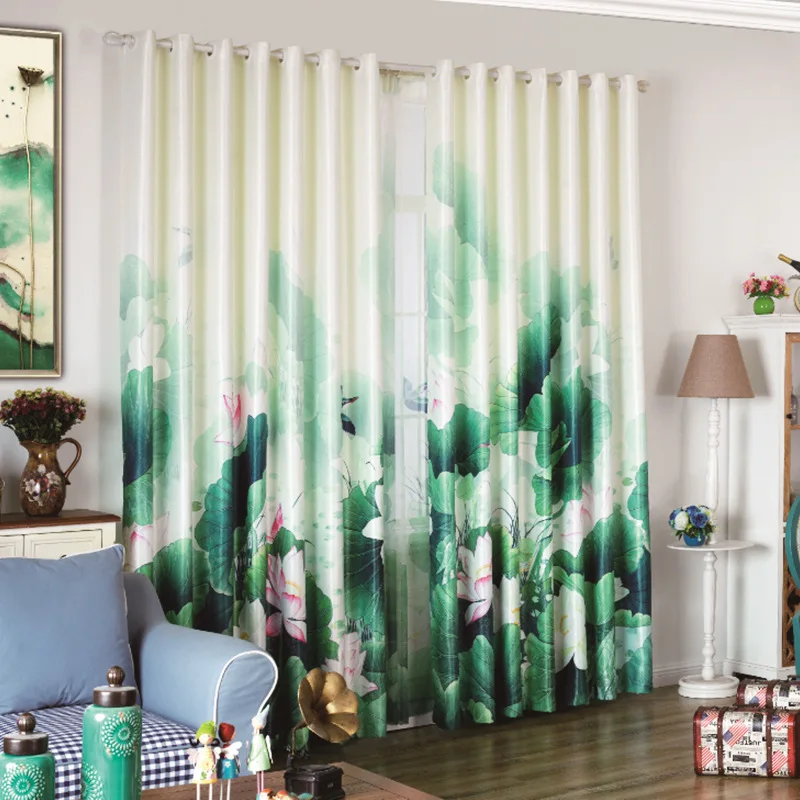 Креативная Цифровая печатная занавеска современный простой новый тип для