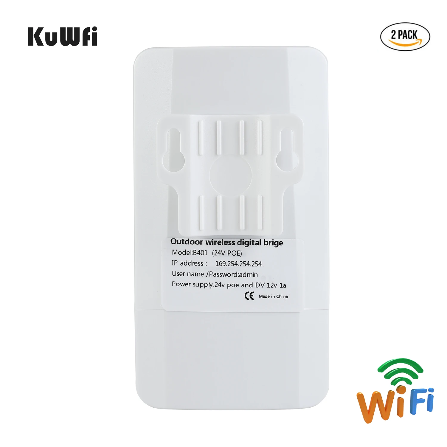 KuWFi 1 шт./2 шт. открытый маршрутизатор Беспроводной мост 2 4 г AP км дальность 300 Мбит/с