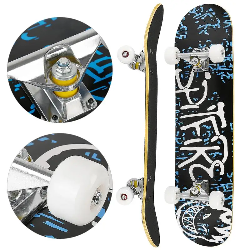 

Skateboard Sports Skate Longboard Adult Children Four Wheel Brush Street Maple Scooter Seagull Aluminum Bracket Skateboard