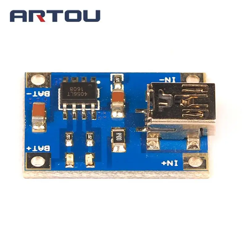 Зарядная плата TP4056 1A Lipo для аккумулятора модуль зарядного устройства литиевая