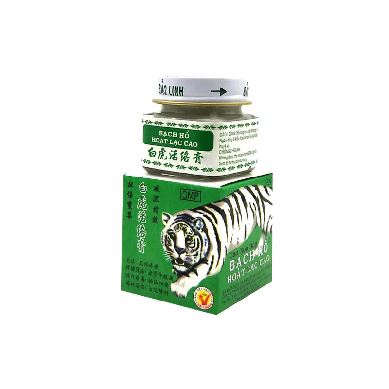 

3*20g Original White Vietnam Tiger Balm Oil Natural Herb White Tiger Transdermic Anelgesic Cream for Headache
