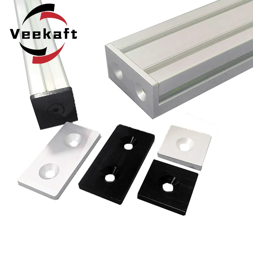 

5 шт., Концевая крышка алюминиевого профиля европейского стандарта 2040, 5 мм x 20 мм x 40 мм 6063-T5