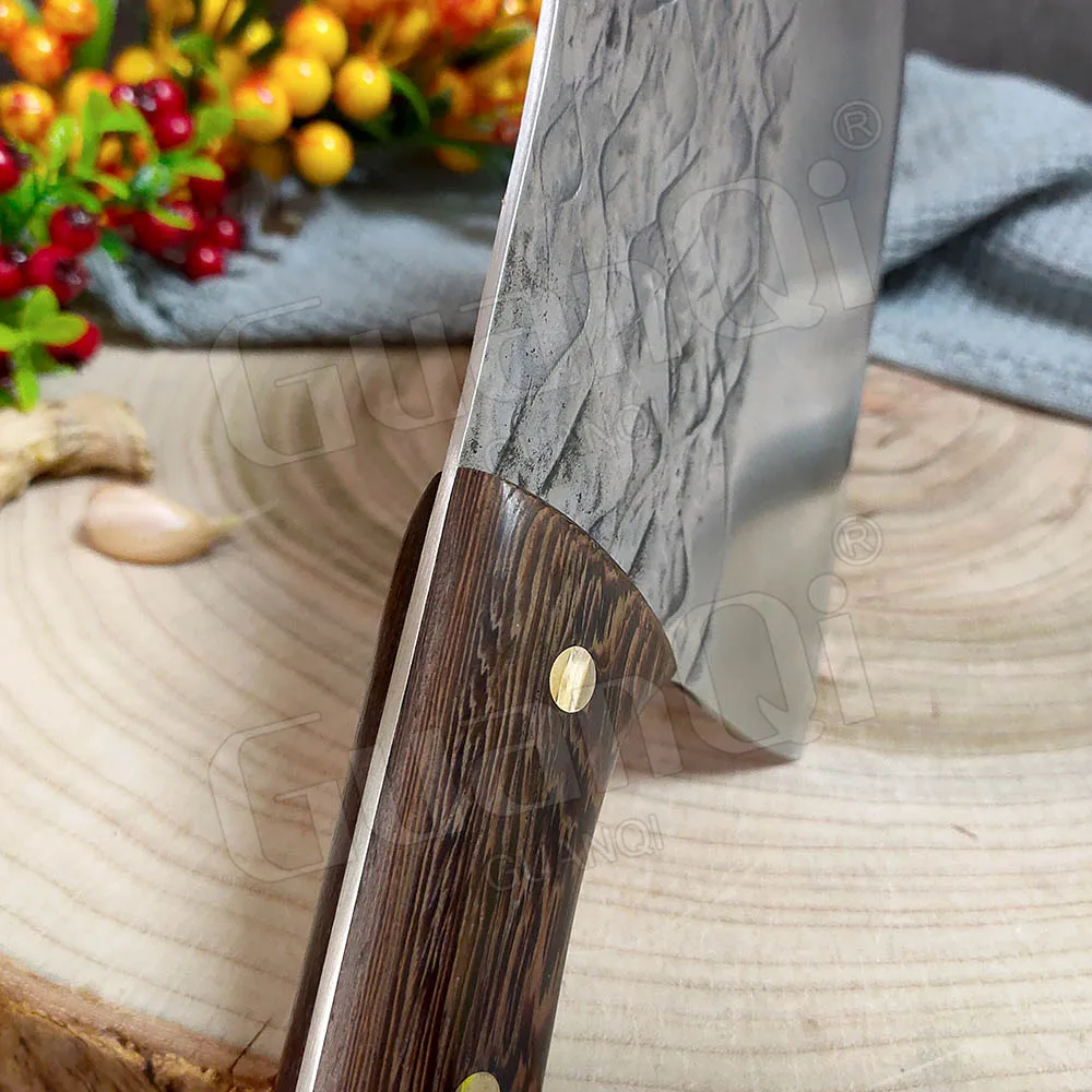 Нож для шеф-повара из высокоуглеродистой стали кухонный резец ручной работы