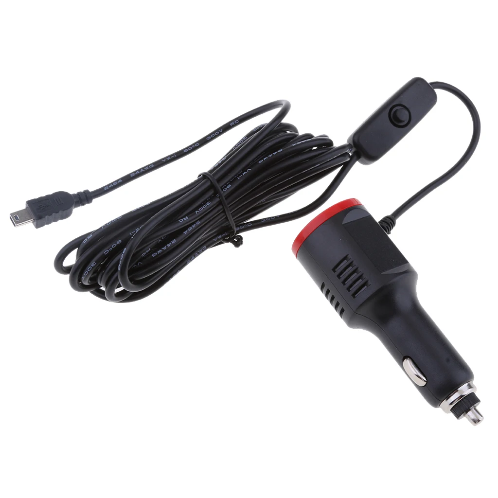 Зарядное устройство USB 5V3A кабель для быстрой зарядки GPS DVR зарядка автомобиля