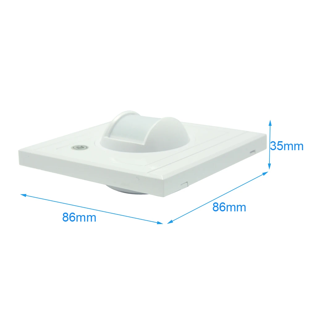 

1pcs wired infrared detector 86mm case wall mounted PIR Motion sensor for alarm system or Smart control NC NO relay output