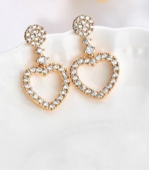 2 пар/упак. низкая цена качество Хрустальный кристалл бриллианты 925 Серебряное