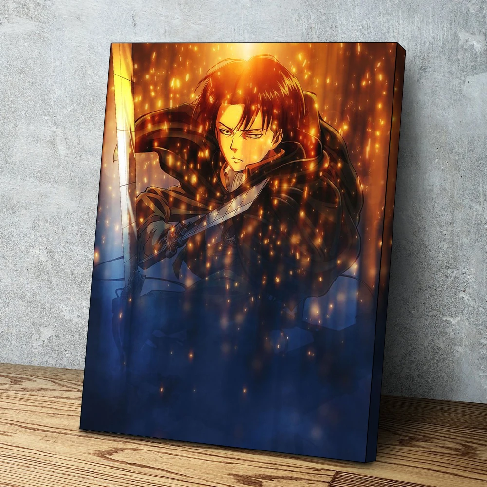 

Home Decor Modular Canvas HD Prints Painting Poster Attack On Titan Anime Shingeki No Kyojin Pictures Wall Art Living Room Frame