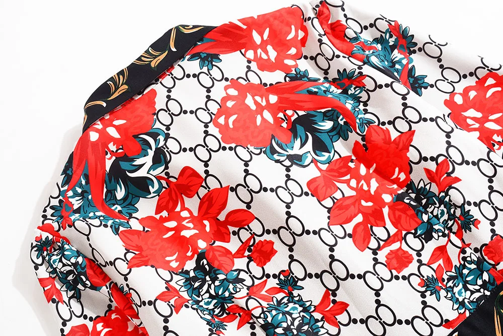 Осеннее женское платье с бантом и принтом Новое высококачественное весеннее сексуальное платье-рубашка для работы милое женское сексуальное вечернее платье с длинным рукавом