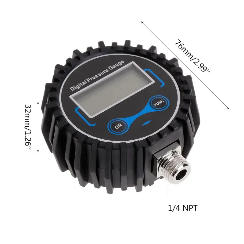 

Digital Tire Pressure Gauge Air PSI Meter Car Motorcycle Tyre Pressure Monitor