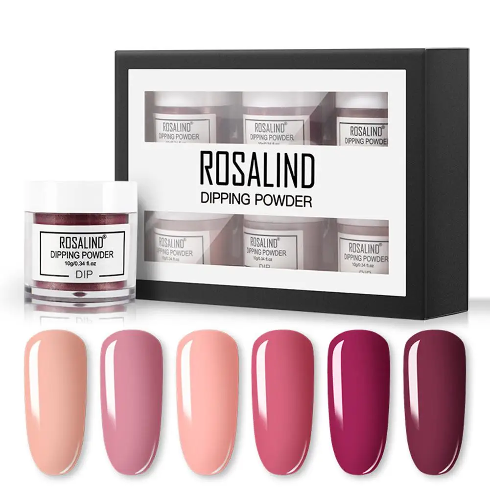 Набор порошков Dipping для самостоятельного украшения ногтей порошок маникюр