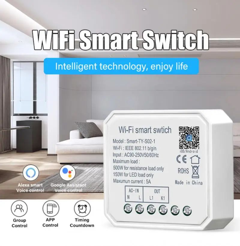 Смарт-светильник ель Tuya Mini с поддержкой Bluetooth 4 2 и Wi-Fi 5/1 шт. | Электроника