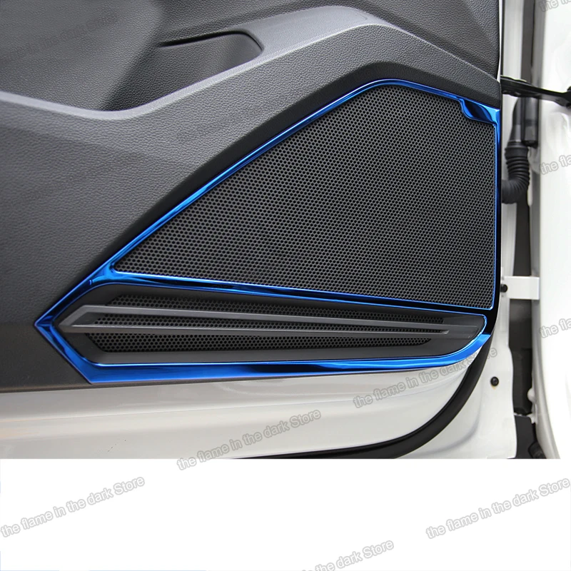 Звуковая отделка автомобильной двери из нержавеющей стали Lsrtw2017 для Volkswagen Tiguan 2017