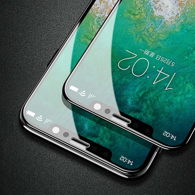 500 шт. 3D изогнутое углеродное волокно полное покрытие закаленное стекло Защита