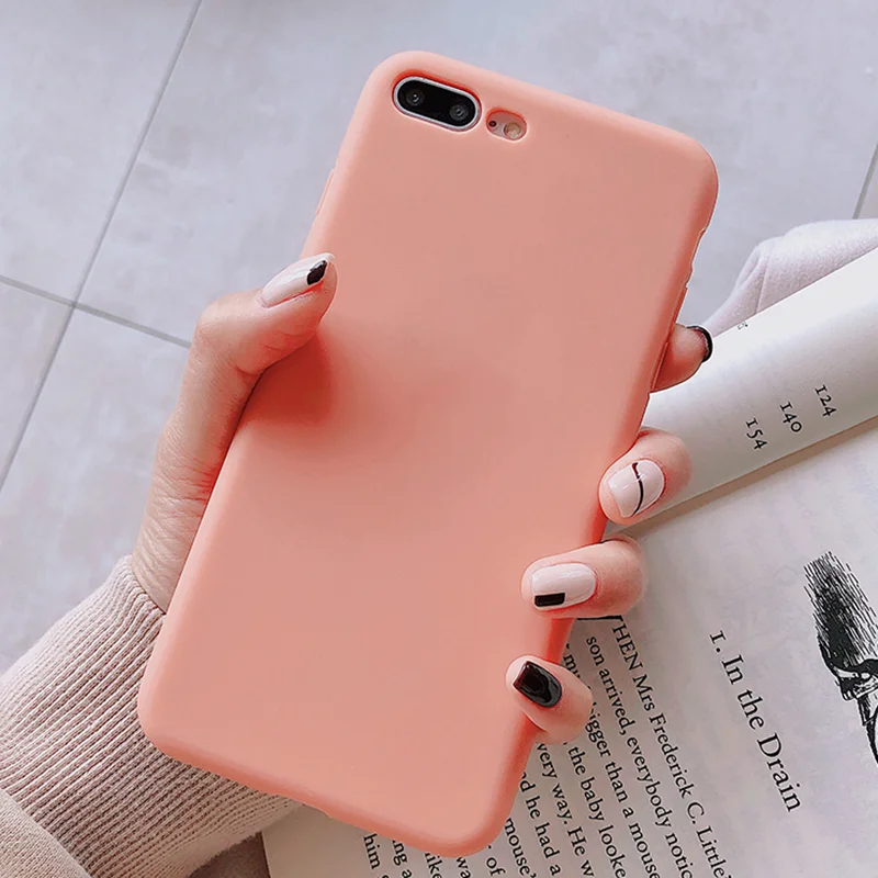 Ktggj-cheng Модный матовый Силиконовый чехол для Xiaomi mi 9 SE 8 Lite A2 A1 Capa для Red mi 6 Pro 6A 5 Plus 5A 4X 4A милый резиновый чехол карамельного цвета - Цвет: Ktggj-cheng