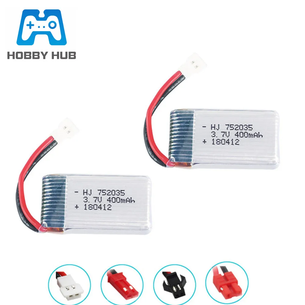 2 шт. запасной аккумулятор для дрона с дистанционным управлением 3 7 В 400 мАч SYMA X15