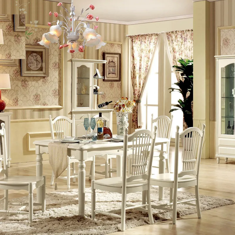 Обеденный стол в сельском стиле обеденный на 6 человек | Мебель