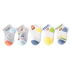 5 парлот милые короткие носки для мальчиков и 2021 летние хлопковые носки дышащие носки для малышей для девочек, с фатиновой юбкой вентиляции