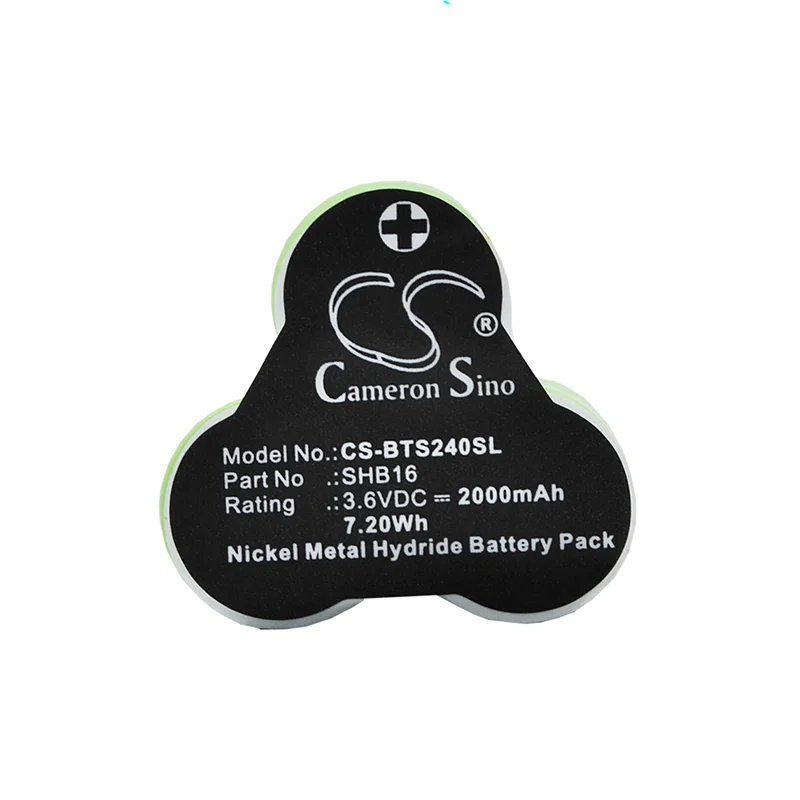 

3.6V 2000mAh Ni-MH Battery for Babyliss Shaver T24B T24C T24D Power Supply Spare Parts New