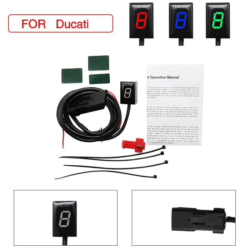 Индикатор переключения передач мотоцикла ZSDTRP 6 Скоростной с вилкой Ecu для Honda Harley
