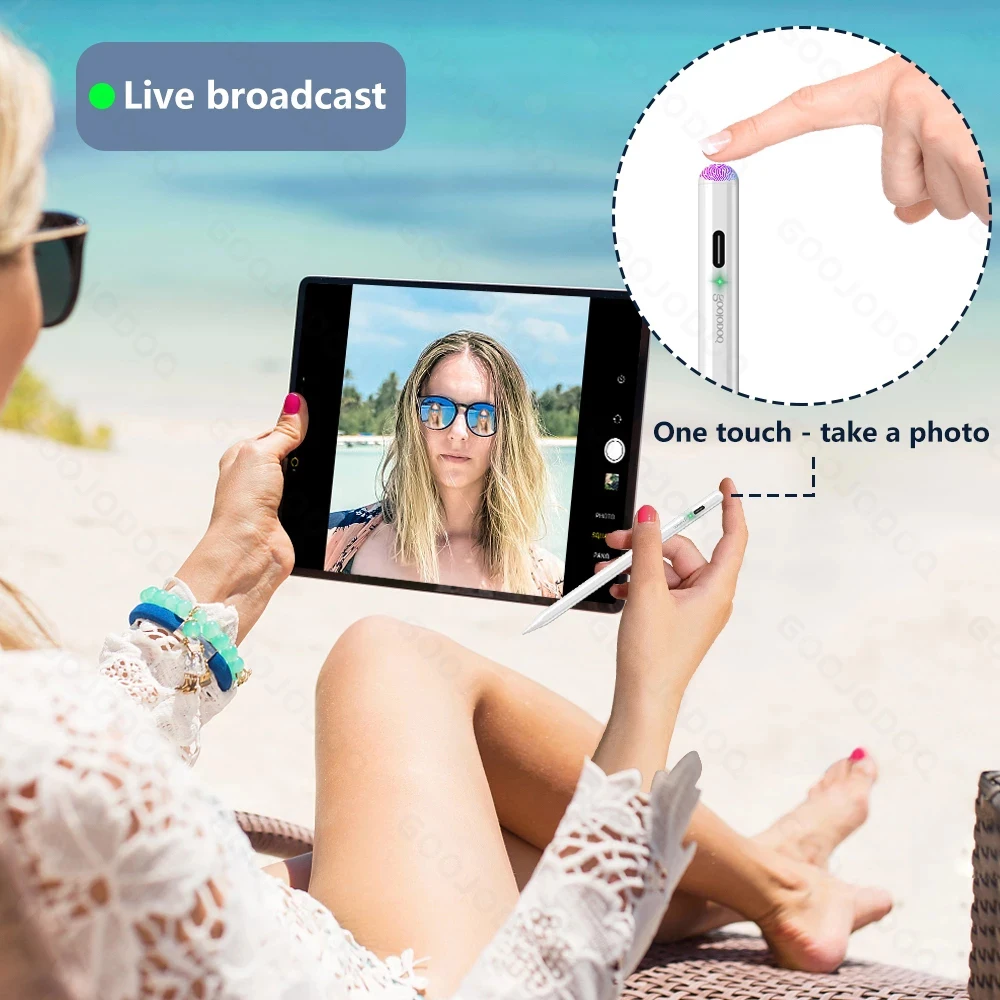 Для стилуса Apple Pencil 2 1 для iPad Pro 11 12 9 2020 2018 7 10 8th карандаш Bluetooth с отклонением ладони