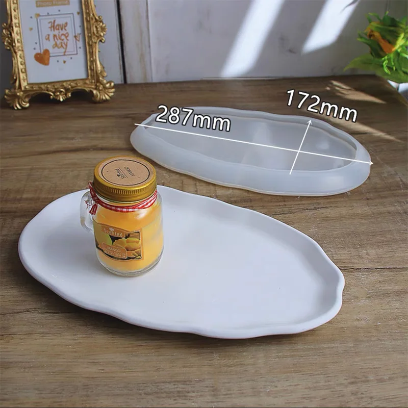 Форма для бетона неправильный дизайн поднос хранения ювелирных изделий