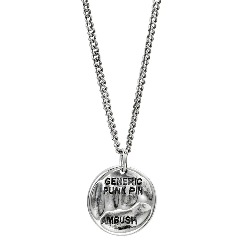 Настоящее ожерелье из стерлингового серебра 925 пробы Женская винтажная круглая