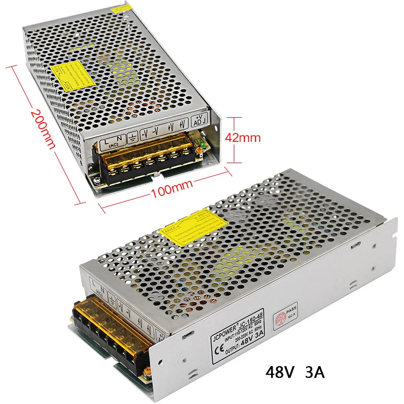 Светодиодный импульсный источник питания 48 В постоянного тока 3 А 5 7 10 220 15