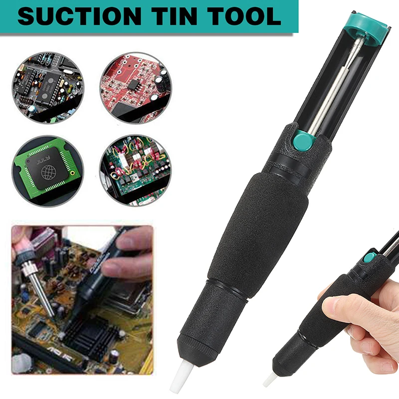 1 шт. паяльник для отпайки вакуумный Оловоотсос инструмент противоскользящая