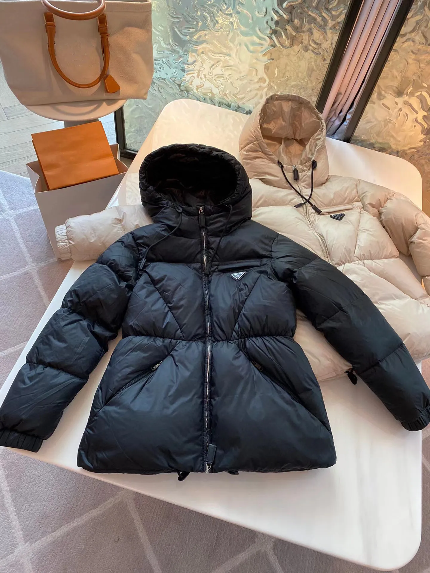 

2021 women's winter new casual all-match down coat, ladies loose stand-up collar webbing thick warm fashion short jacket
