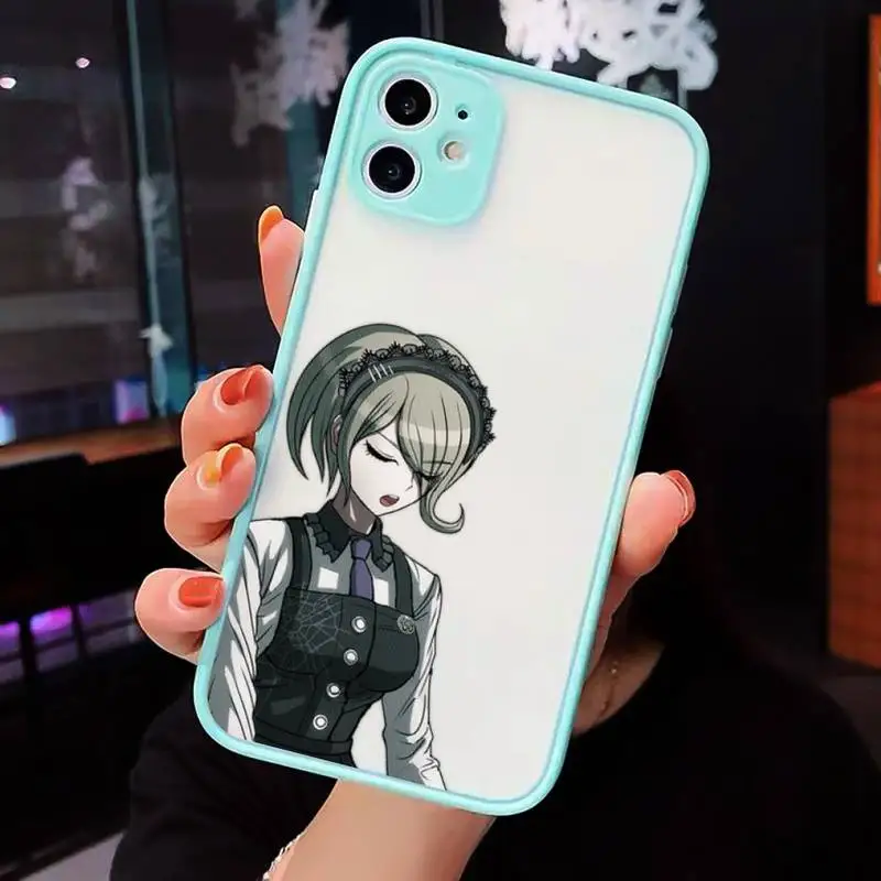 

Danganronpa V3 Killing Harmony Phone Cases Matte Transparent for iPhone 7 8 11 12 s mini pro X XS XR MAX Plus cover funda
