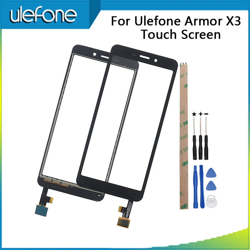 Сенсорный экран 5 дюйма для Ulefone Armor X3 испытанный дигитайзер сенсорная панель