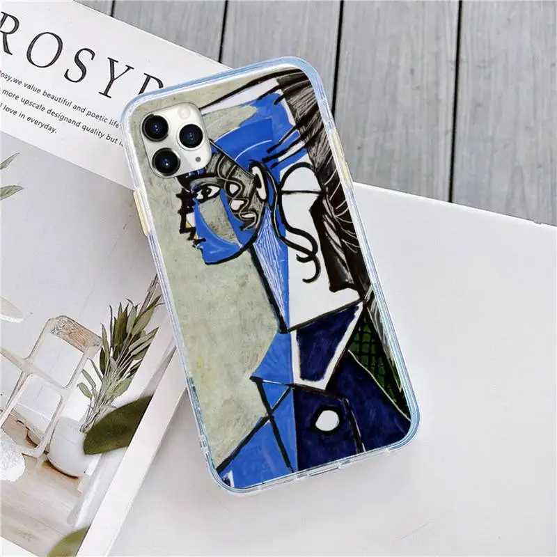 

Picasso abstract retro art painting Phone Case for iPhone 11 12 pro XS MAX 8 7 6 6S Plus X 5S SE 2020 XR