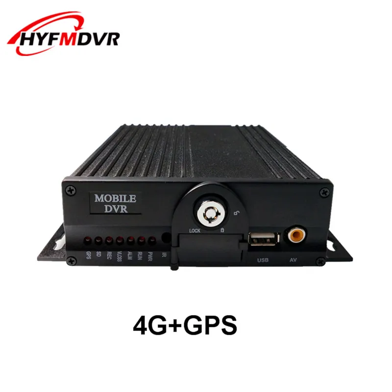 HYFMDVR Прямая продажа SD-карты 4 канала 4G GPS MDVR поддерживает дистанционный мониторинг