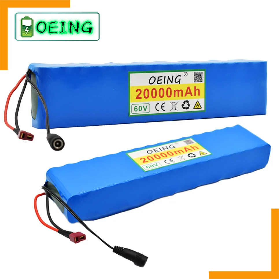 

NEWEST battery pack 60V 16s2p Li ion battery pack 67.2v 36ah eBike electric bicycle scooter with BMS 1000W plug