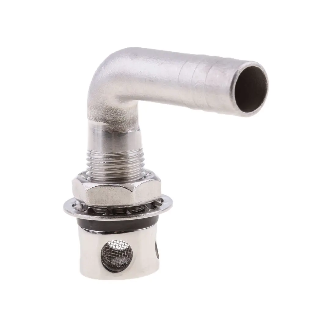 

Stainless Steel Boat Fuel Gas Tank Vent 90 Degree for 16mm 5/8'' Hose