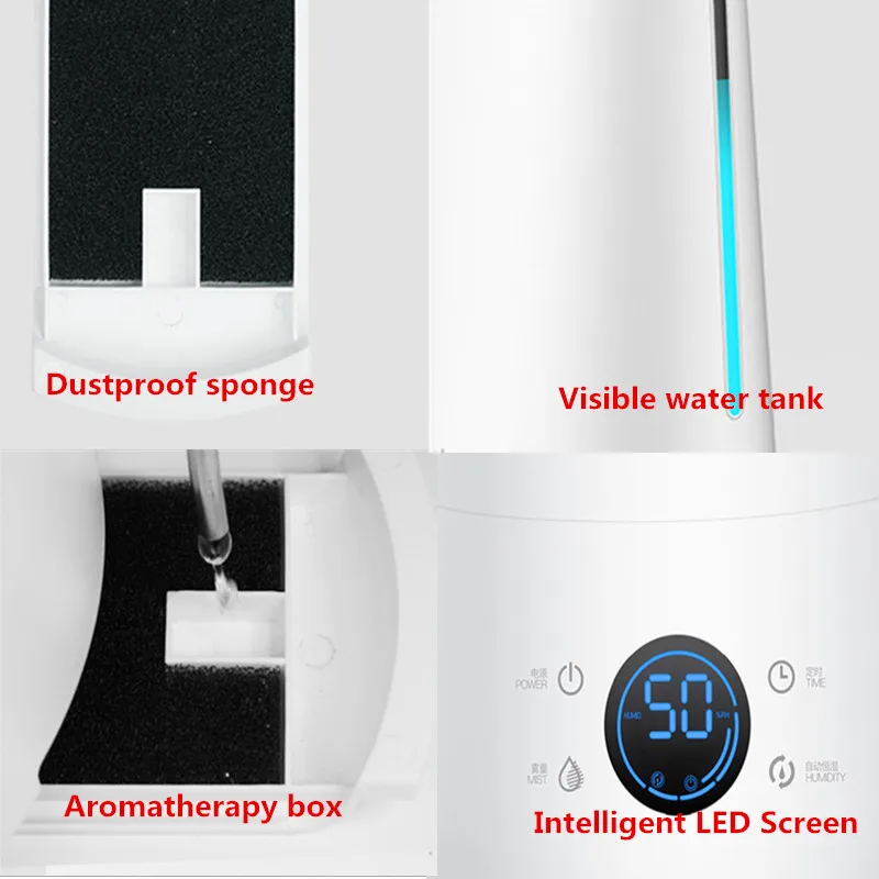 Original Deerma Remote Control Air Humidifier Eco-system Floor-standing Silent Household Aromatherapy Essential oil | Бытовая техника