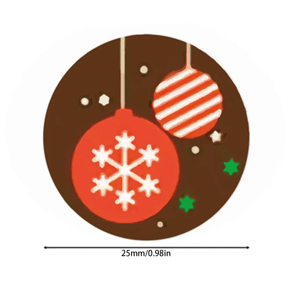 

Sticker Seal Label Handmade With Cute Christmas Patterns Convenient And Portable Self-adhesive Label Sticker