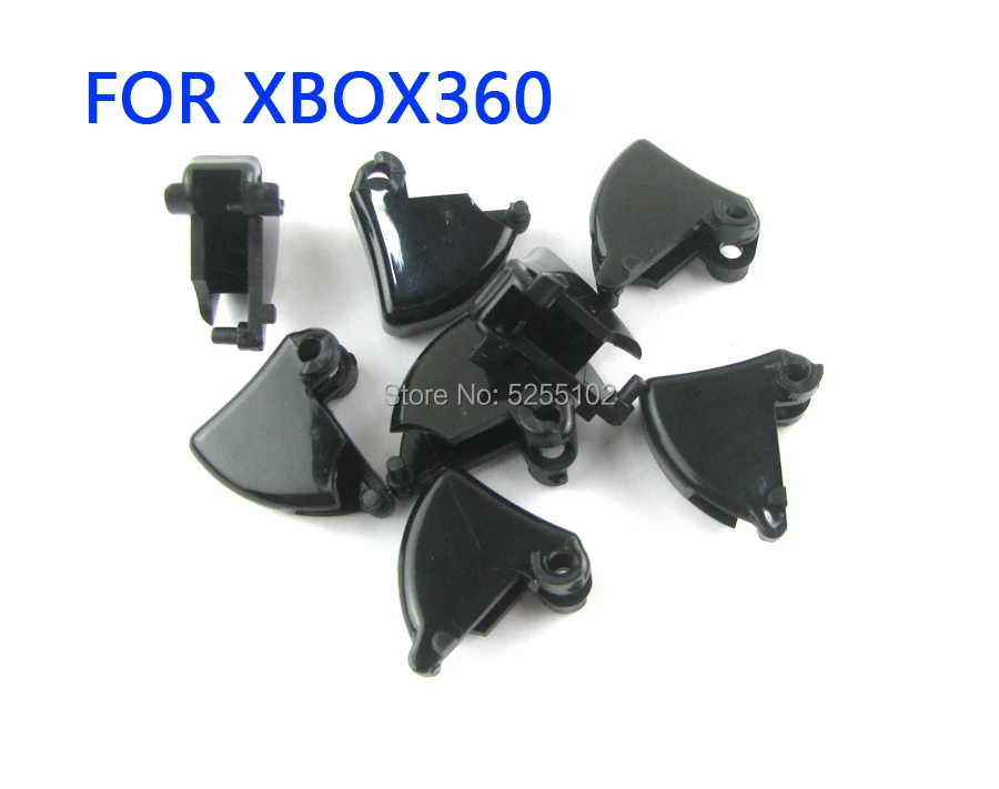 2 комплекта черно белая пластиковая кнопка LT RT для контроллера Xbox360 Xbox 360 Кнопка