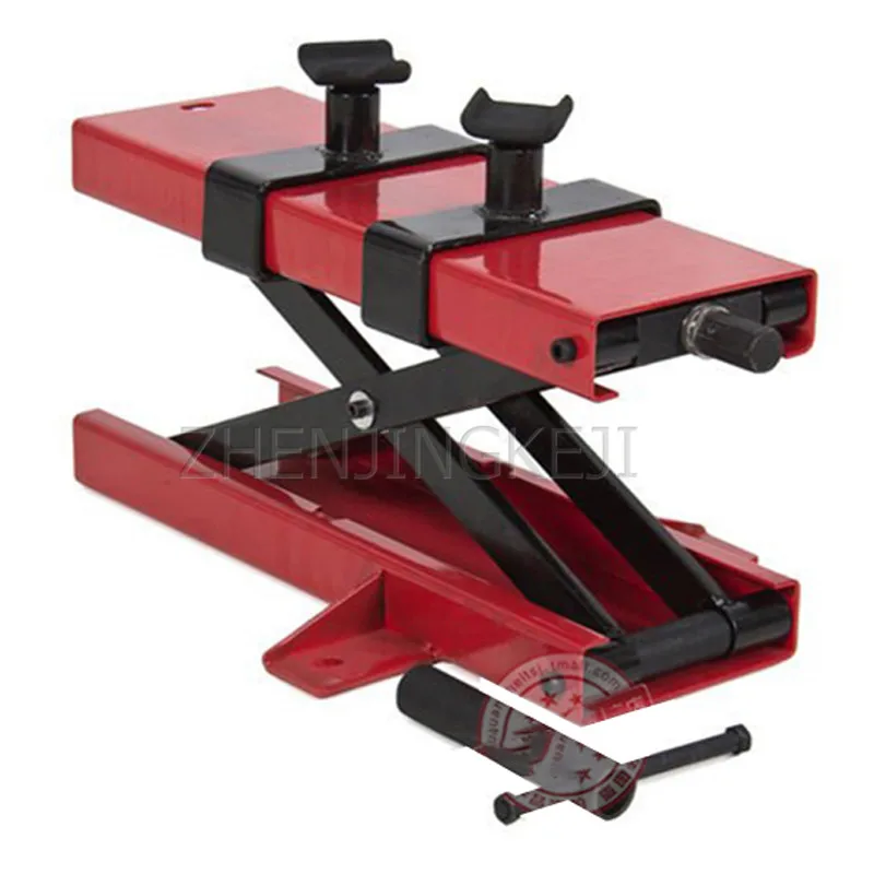 

Мини-подъемник для мотоцикла, маленький портативный ручной подъемник для мотоцикла, вертикальная утолщенная опора, ножничный кронштейн, ре...