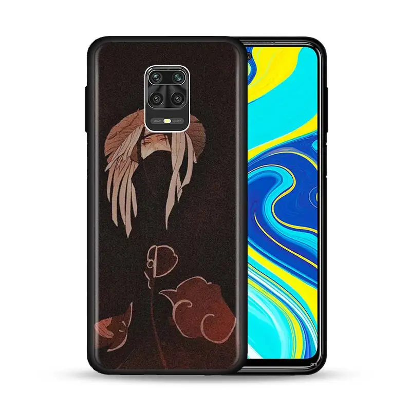 

Akatsuki Pein Konan NARUTO Case for Xiaomi Redmi Note 9S 8T 8 7 9 9A 9C K30 Pro 8A 7A 6 Black Silicone Phone Cover Sac