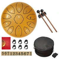 68 inch steel tongue drum 11 tone hand pan drum tank drum with drumsticks carrying bag percussion instruments accessories new
