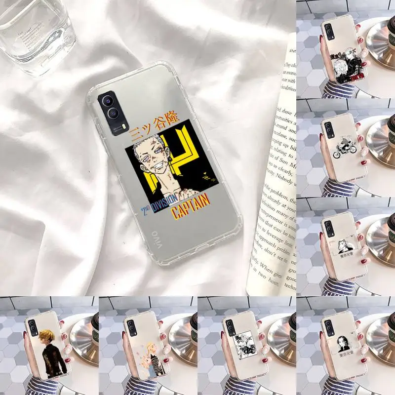 

Tokyo Revengers Phone Case Transparent For VIVO Y 97 93 85 81 75 73 71 70 69 67 66 55 53 50 52 51 30 20 19 11 S E Mobile bags